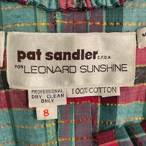 70’s Vintage Pat Sandler Leonard Sunshine Saks Fifth Ave Gown Sz 8 (Modern 4/6) - Picture 7 of 10